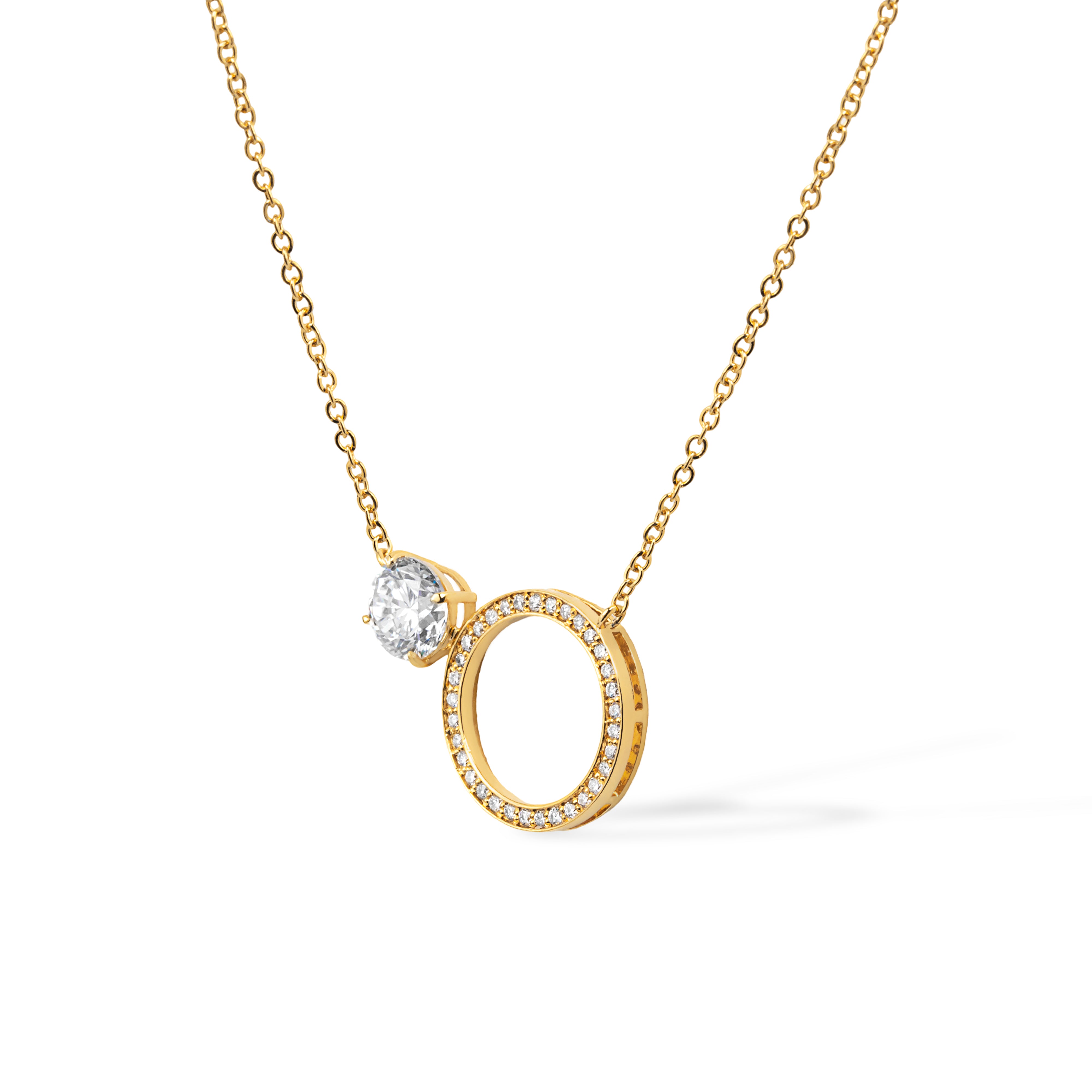 The Duals Necklace Round 1ct