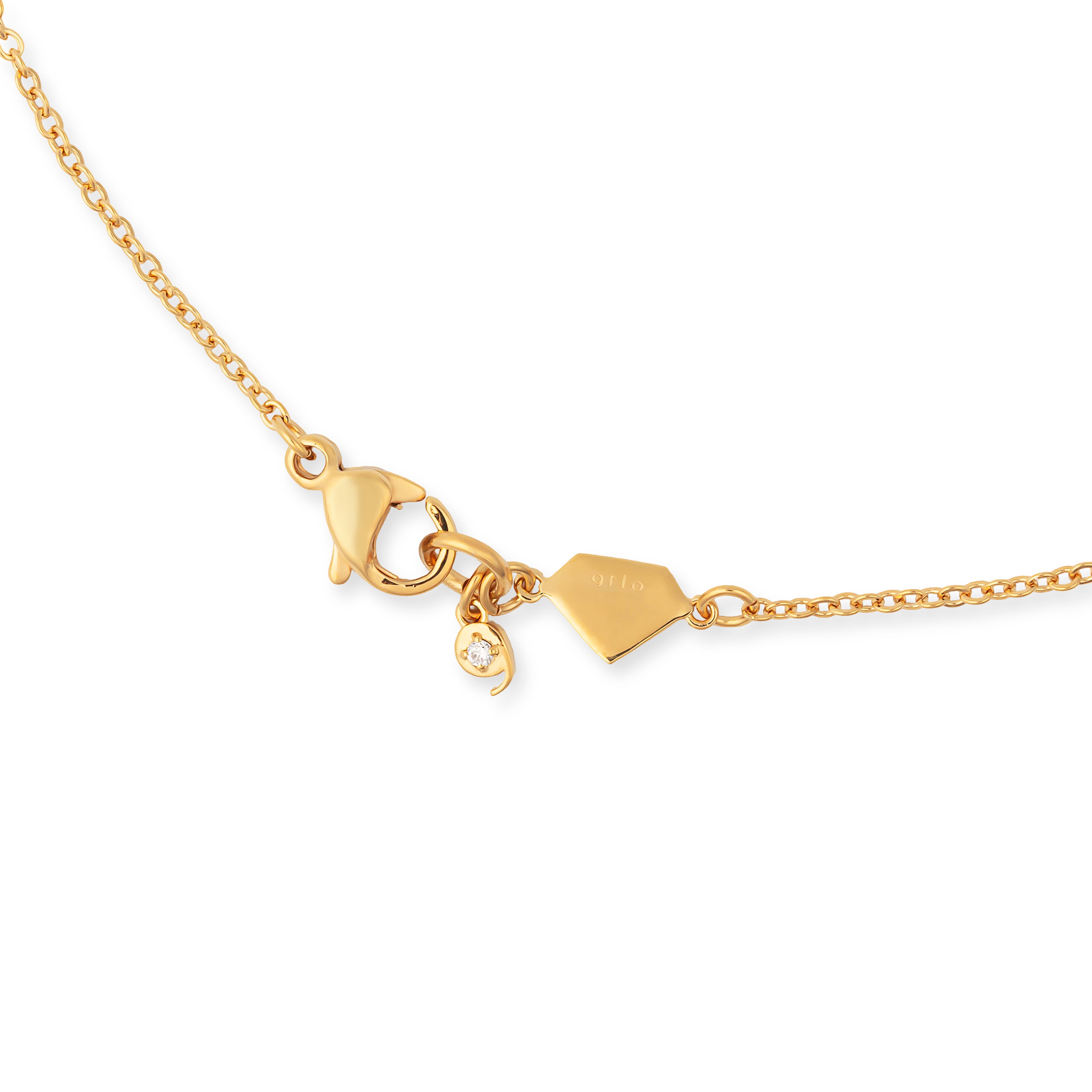 The Geometric Necklace 2ct “Princess cut”