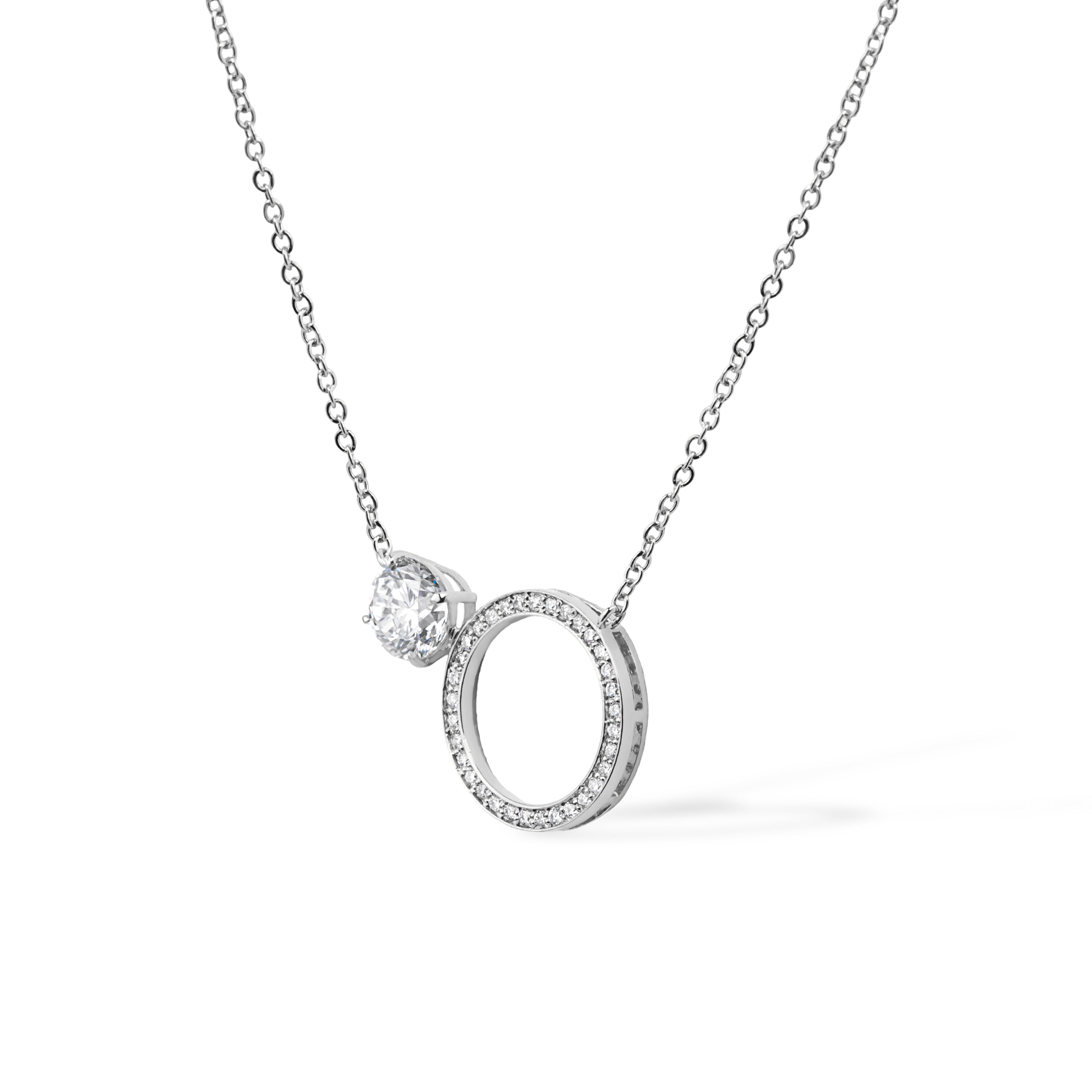 The Duals Necklace Round 1ct